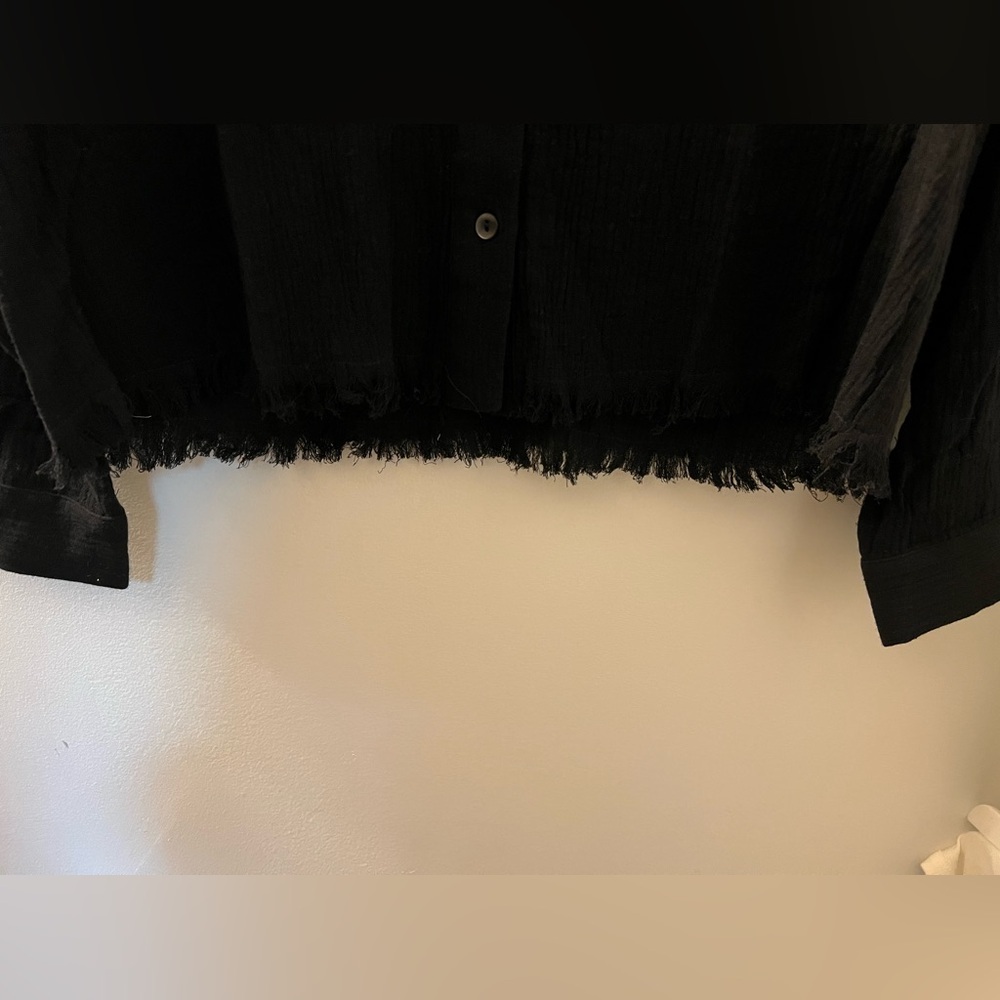 NWT Hem & Thread Patchwork Button Down Shirt - image 5